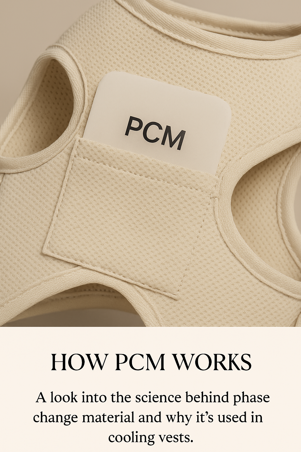 What Is PCM, and Why It’s in Our Cooling Vest